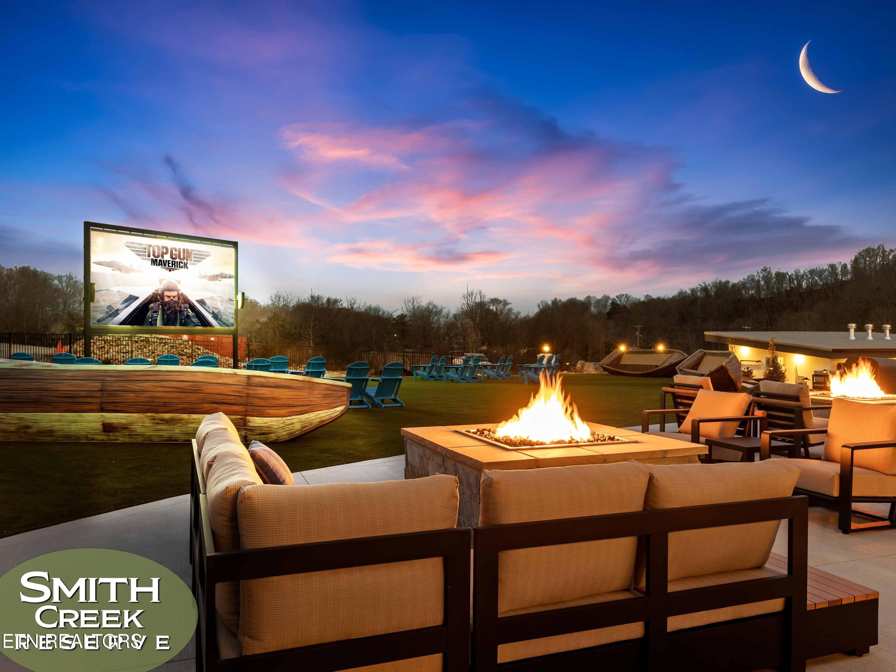 1338 Wildhorse Rdg Way, Unit LOT106R Sevierville, TN 37862 - Photo 53 of 54 Fire Pits at Night