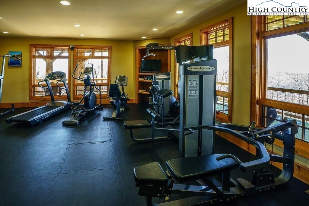 Lot L3 Woodlake Loop Road Elk Park, NC 28622 - Photo 16 of 18 a view of a room with gym equipment
