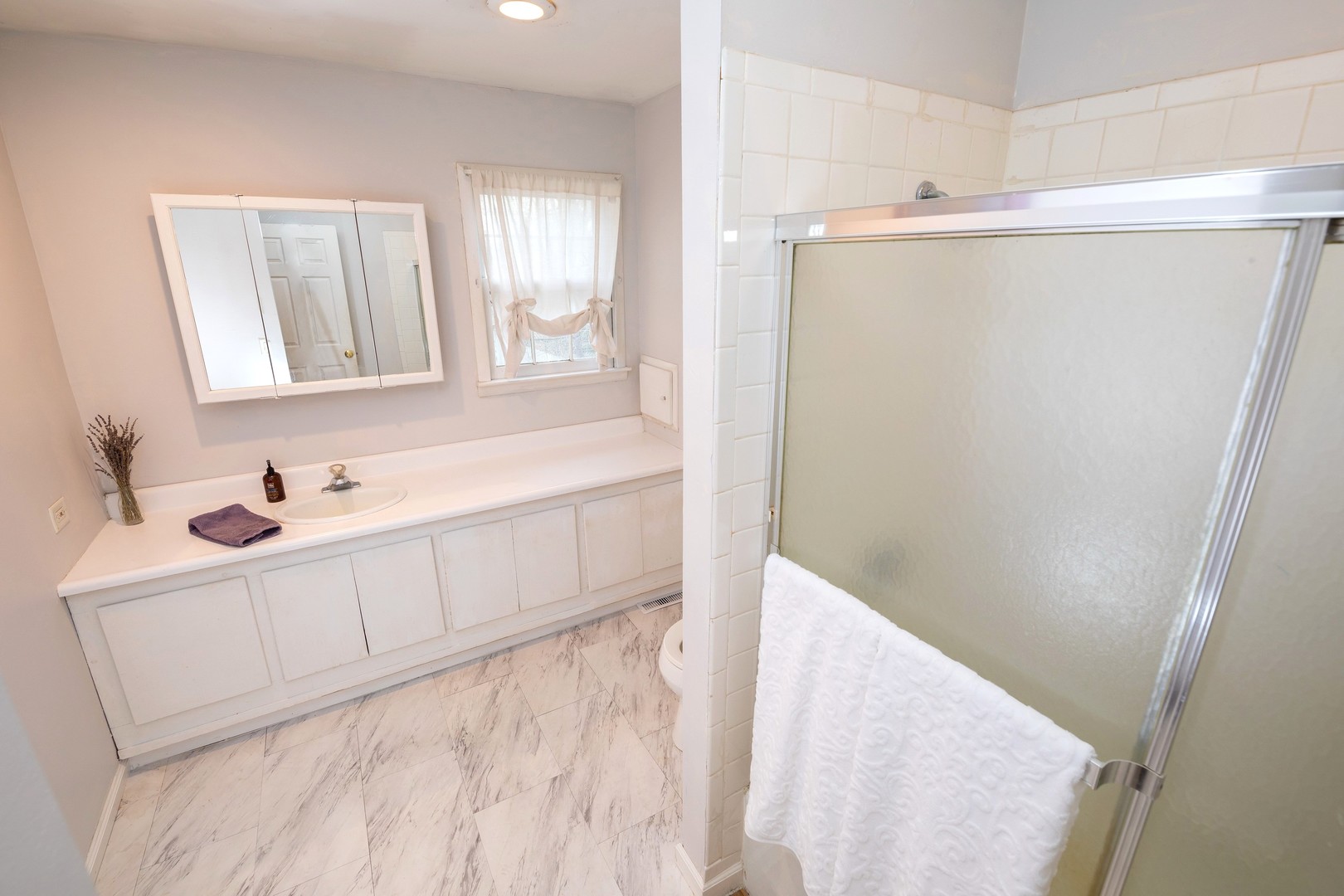 35W657 Park Lane St. Charles, IL 60175 - Photo 45 of 66 a bathroom with a sink a mirror and a bathtub