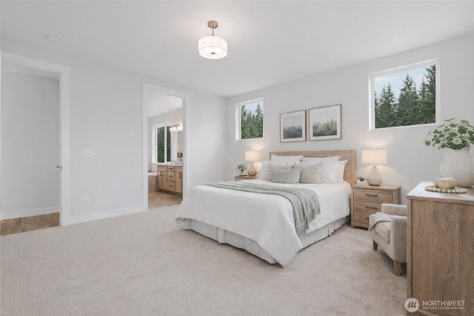 628 Prominence Street Winlock, WA 98596 - Photo 5 of 9 a spacious bedroom with a bed and window