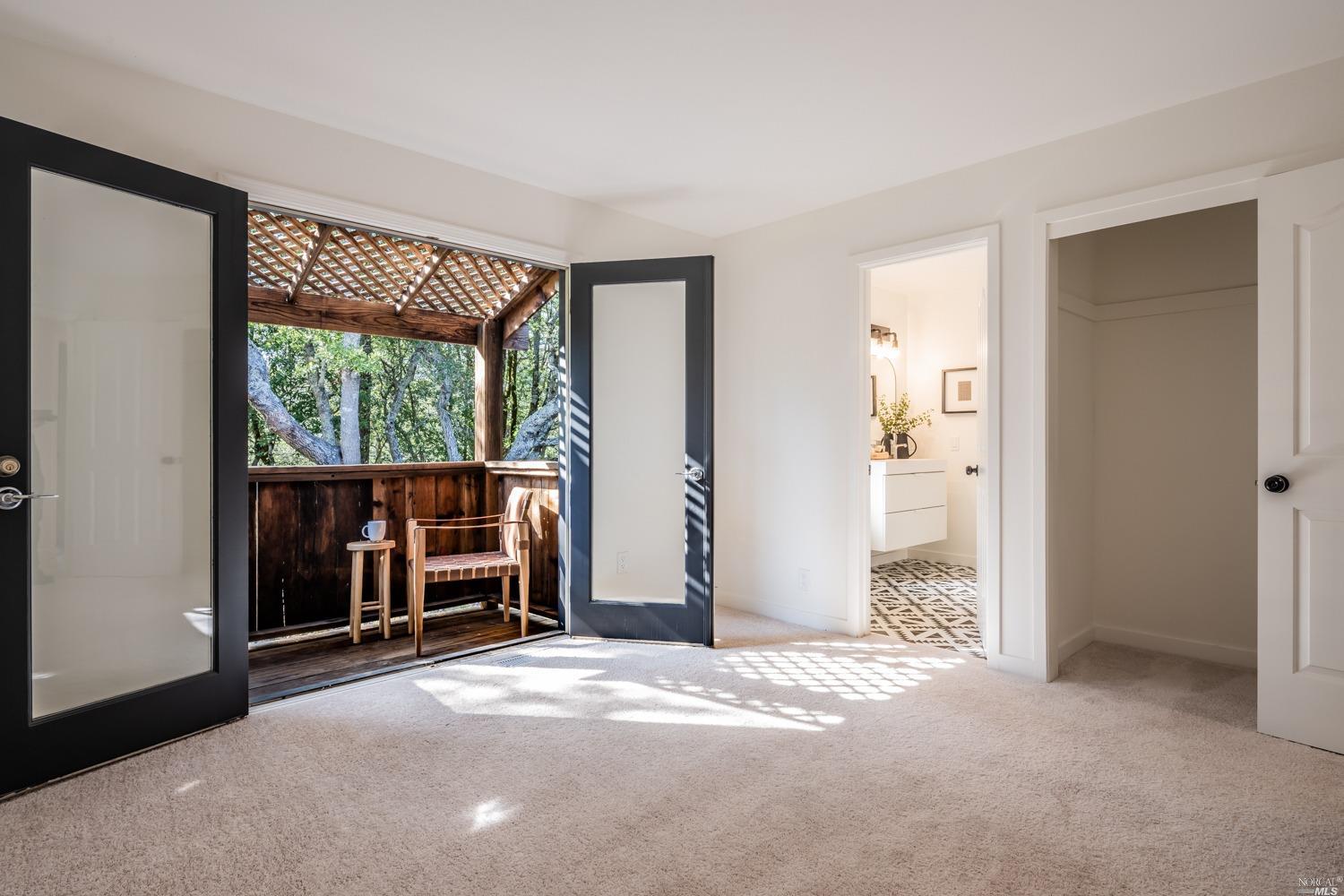 5757 Lucas Valley Road Nicasio, CA 94946 - Photo 24 of 60 a view of empty room with furniture and windows