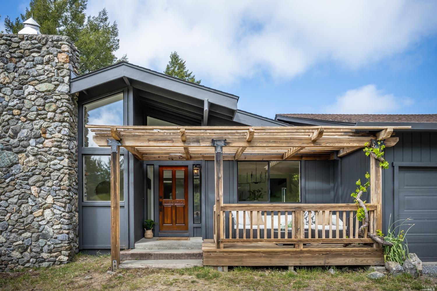 5757 Lucas Valley Road Nicasio, CA 94946 - Photo 4 of 60 a view of a house with a yard