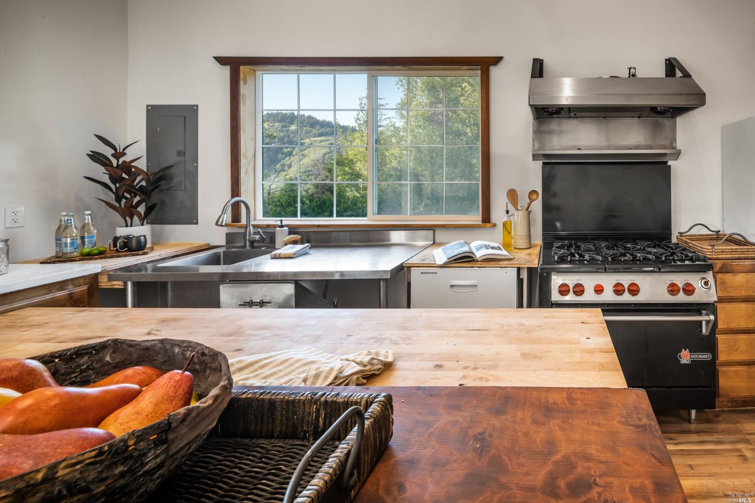 5757 Lucas Valley Road Nicasio, CA 94946 - Photo 41 of 60 a living room with furniture and a flat screen tv