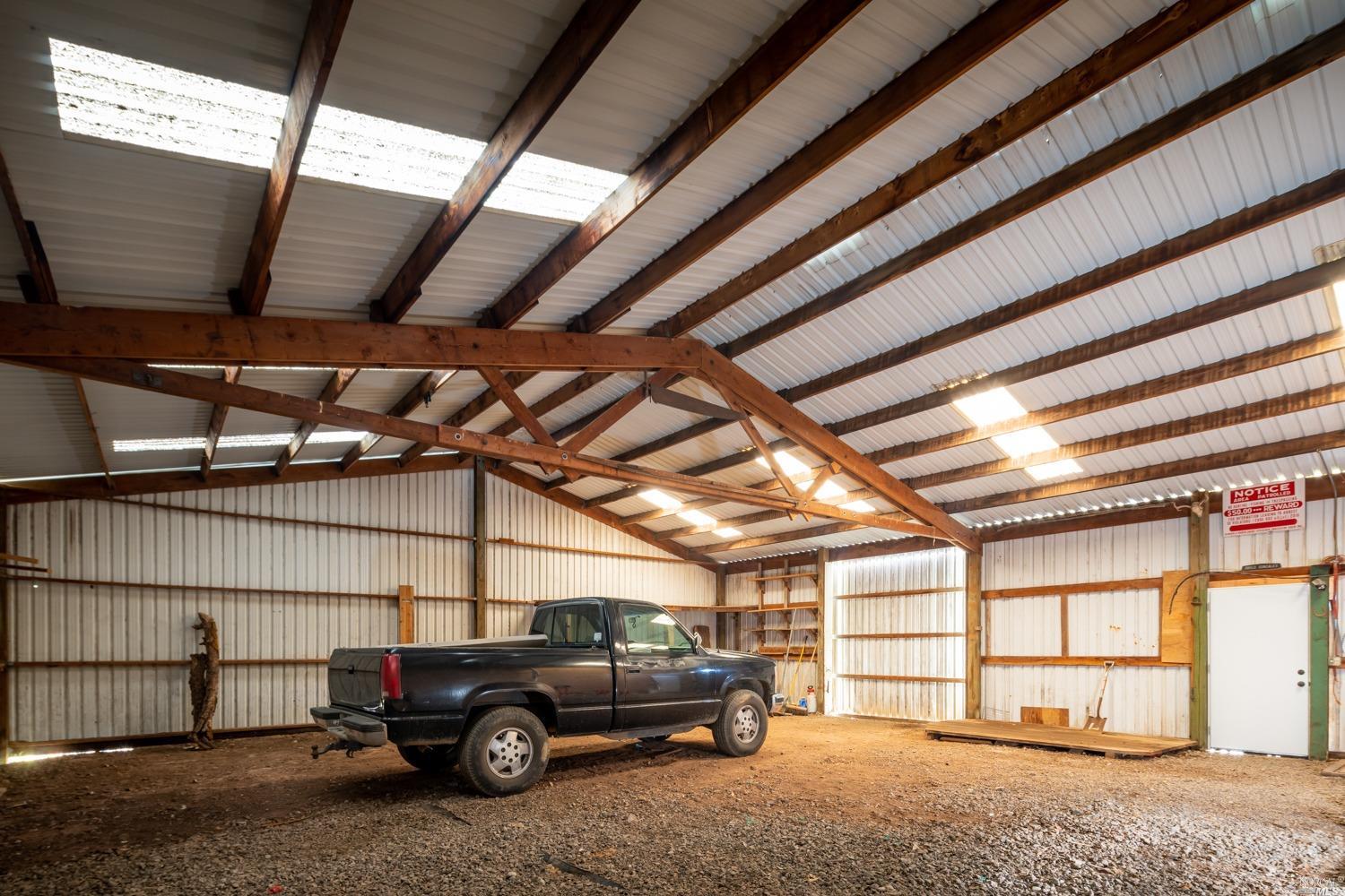 5757 Lucas Valley Road Nicasio, CA 94946 - Photo 44 of 60 a view of a car in garage