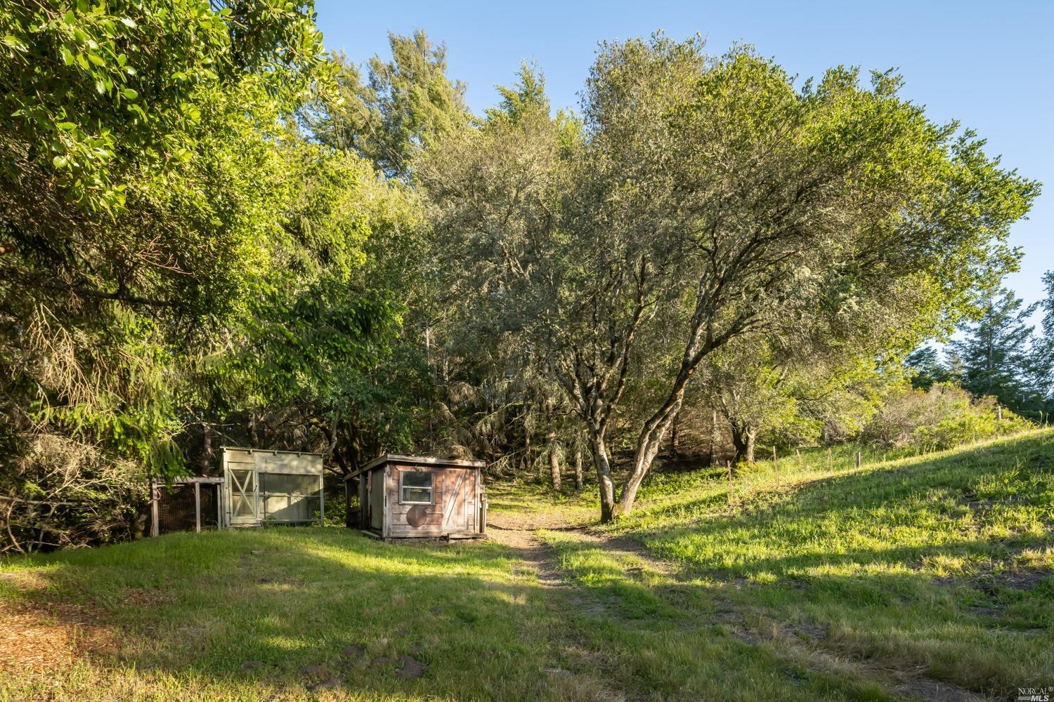 5757 Lucas Valley Road Nicasio, CA 94946 - Photo 46 of 60 a view of a house with a yard