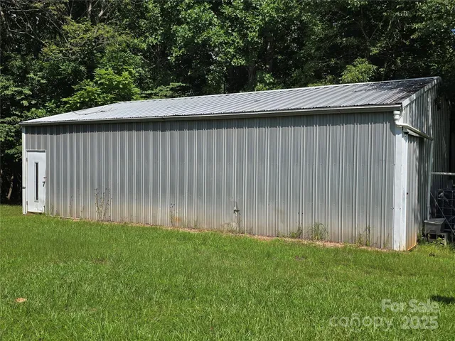 a backyard of a house