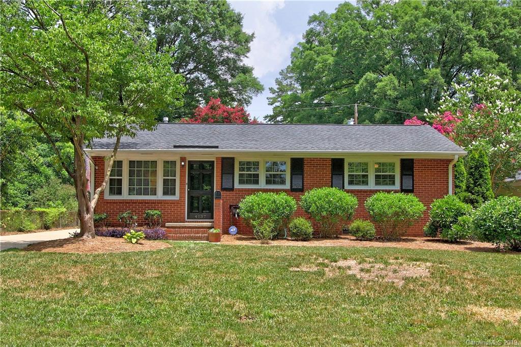 4137 Applegate Road Charlotte, NC 28209 - Photo 1 of 44 a front view of a house with yard and green space