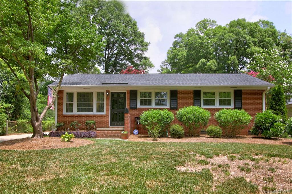 4137 Applegate Road Charlotte, NC 28209 - Photo 43 of 44 a front view of a house with yard and green space