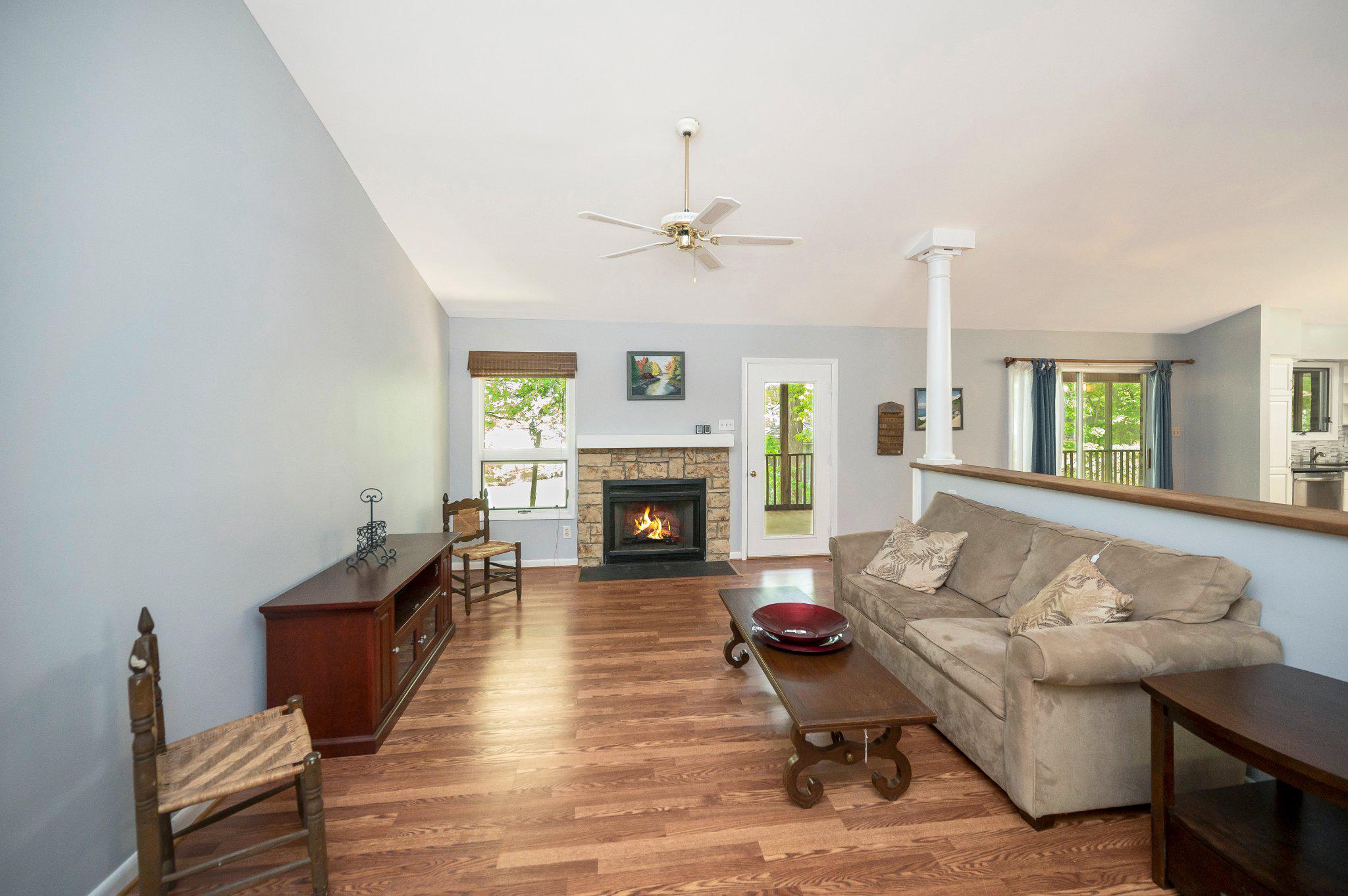 110 Federal Road Locust Grove, VA 22508 - Photo 18 of 77 a living room with furniture and a fireplace