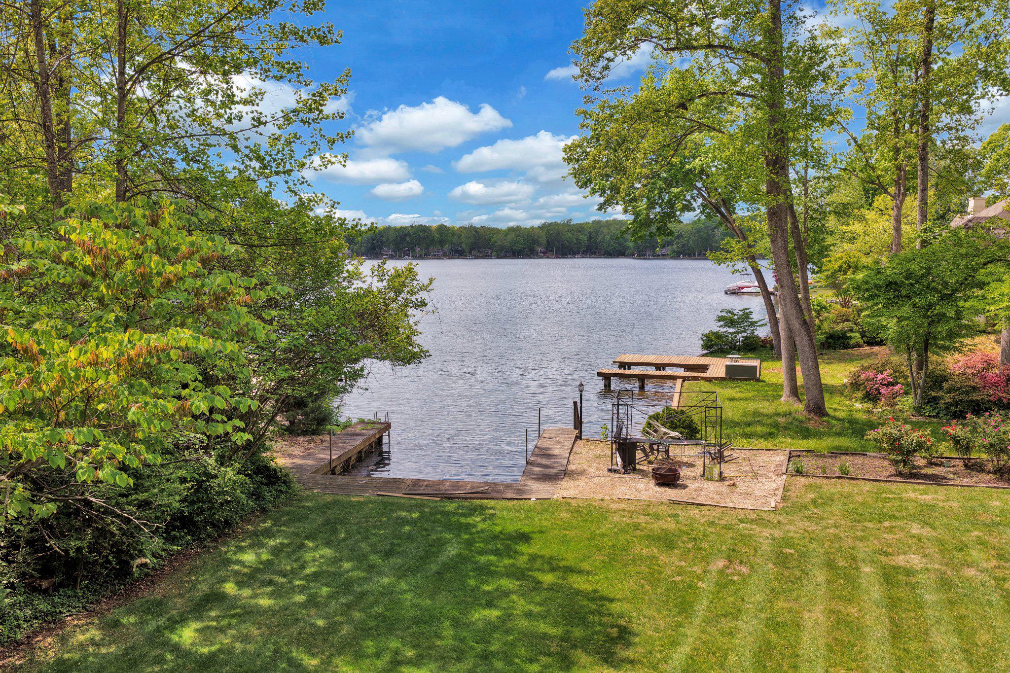 110 Federal Road Locust Grove, VA 22508 - Photo 61 of 77 a view of a lake with a yard