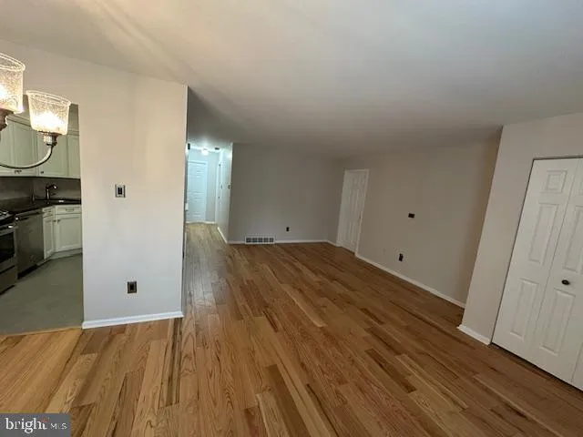 wooden floor in an empty room