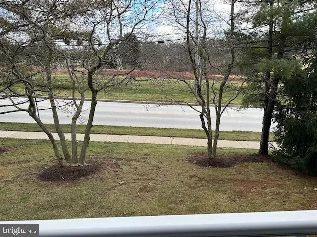 a view of a yard with an outdoor space