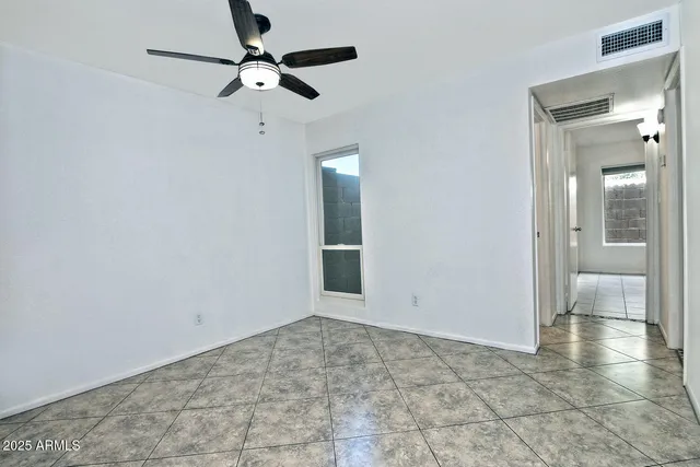 a view of an empty room