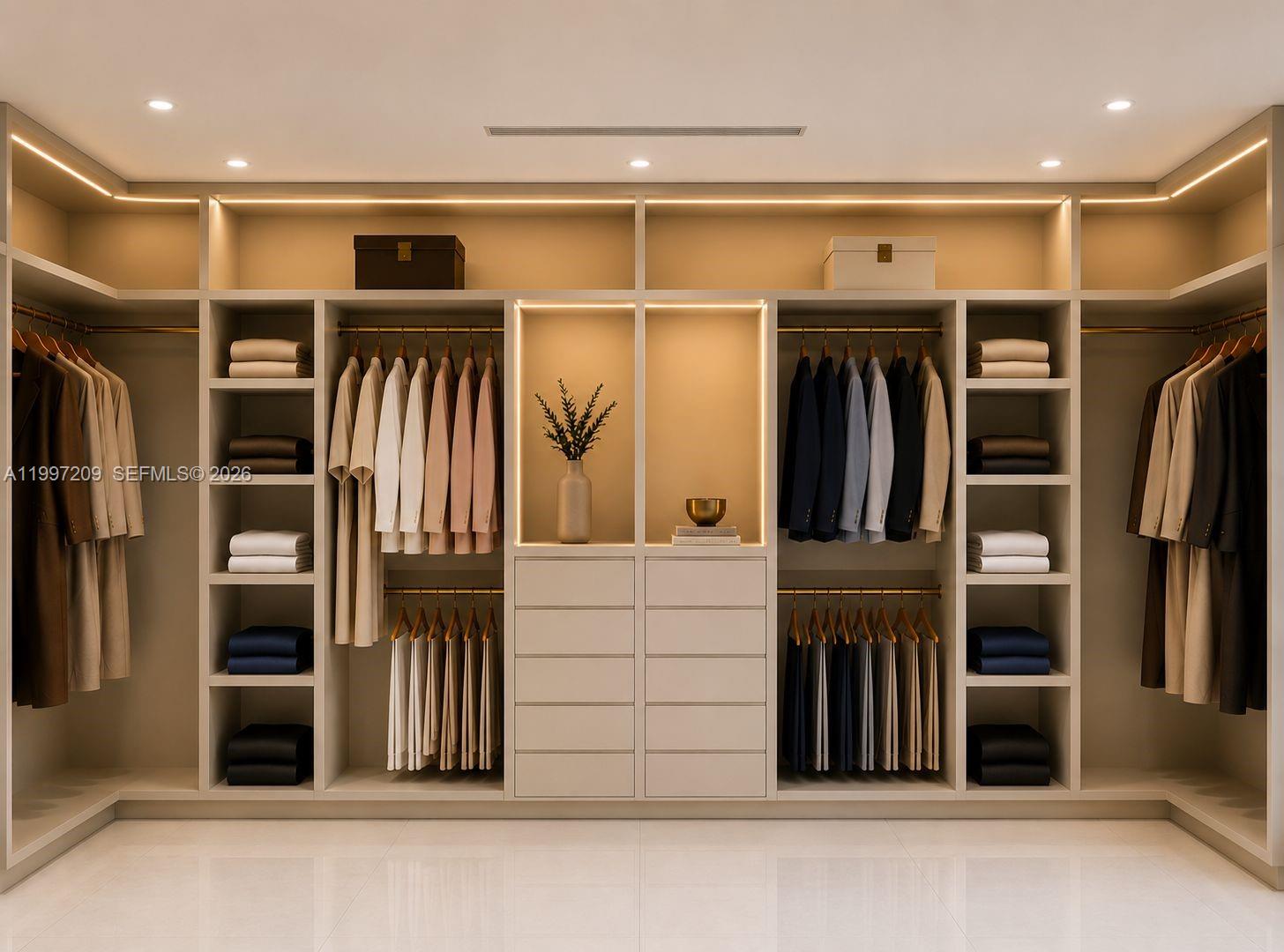 5912 Southwest 33rd Street Miami, FL 33155 - Photo 7 of 16 a view of walk in closet