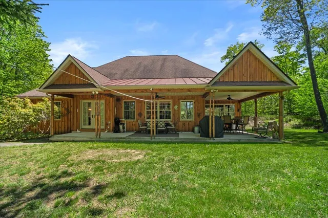 a view of front door