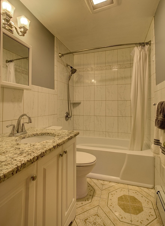 29 Perley Street Lynn, MA 01905 - Photo 27 of 27 a bathroom with a granite countertop sink toilet and shower