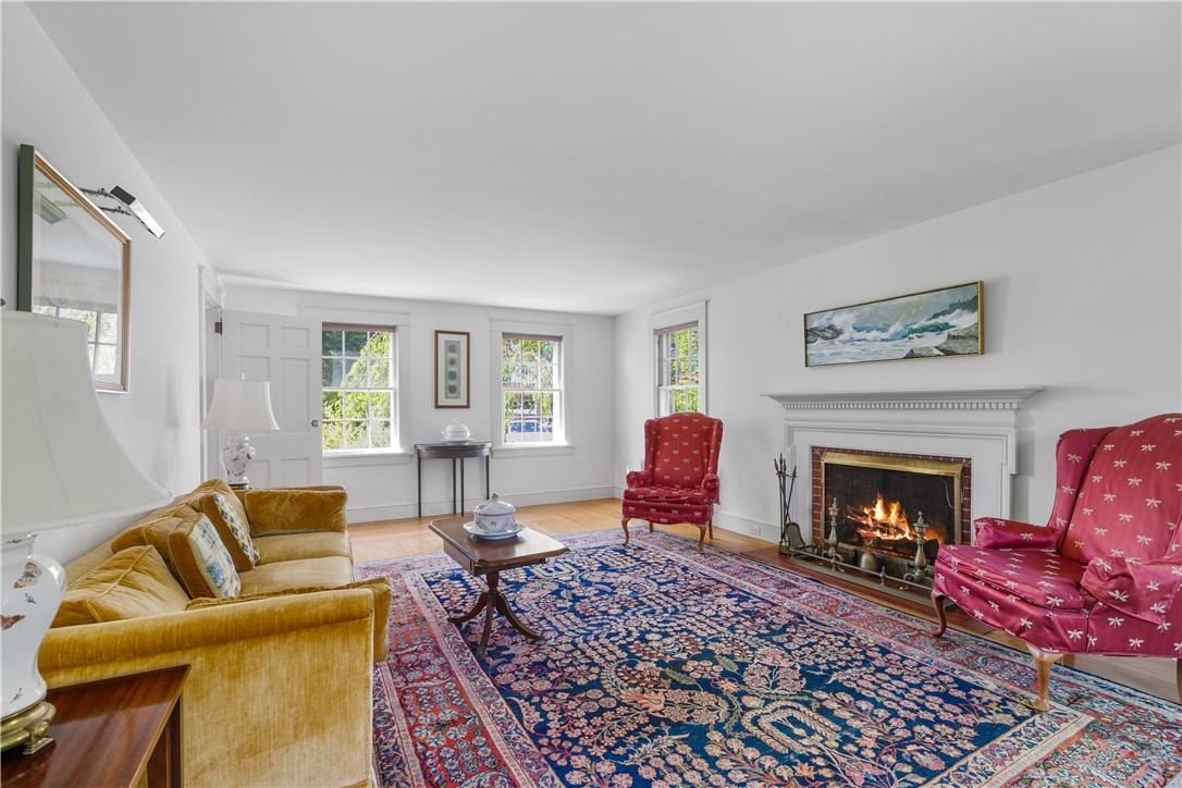 248 Wyatt Road Middletown, RI 02842 - Photo 16 of 50 Living Room with view to fireplace