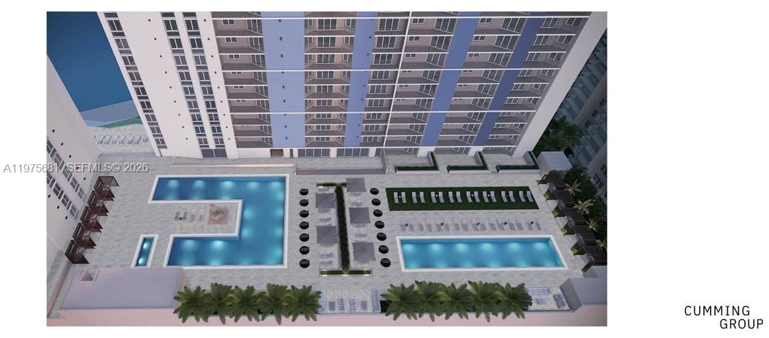 335 South Biscayne Boulevard, Unit 3012 Miami, FL 33131 - Photo 29 of 29 One Miami New Pool Rendering - Opening Spring 2026