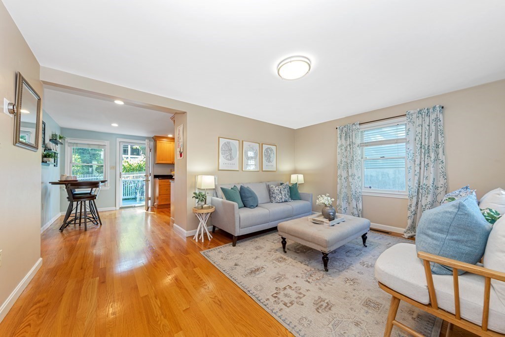 24 Fountain Road Arlington, MA 02476 - Photo 9 of 42 a living room with furniture and wooden floor