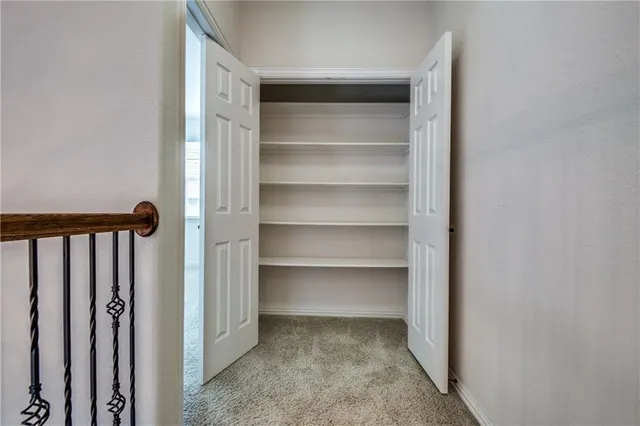 a view of a walk in closet