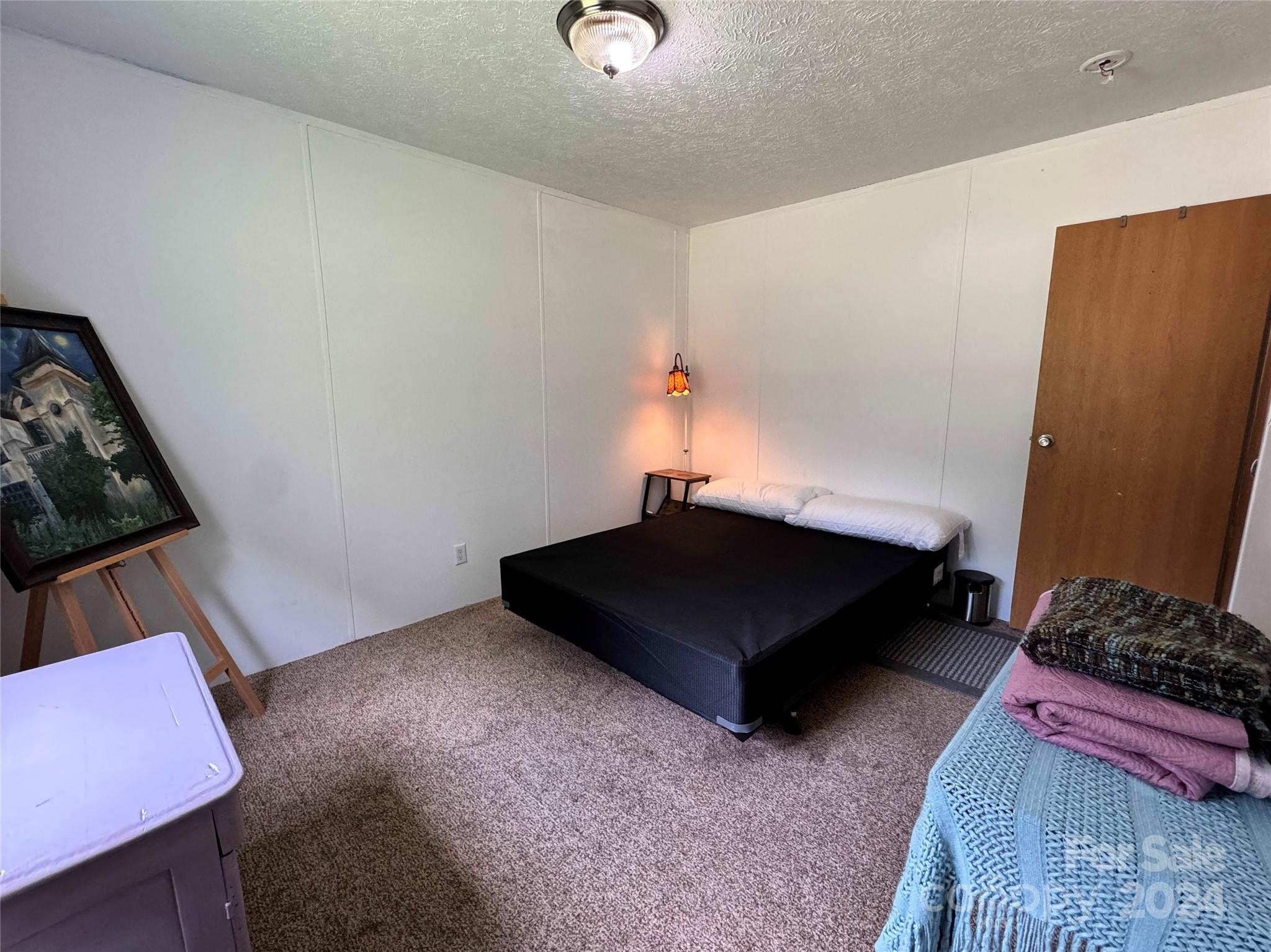 790 Langley Road Lancaster, SC 29720 - Photo 23 of 36 a bedroom with a bed and a potted plant
