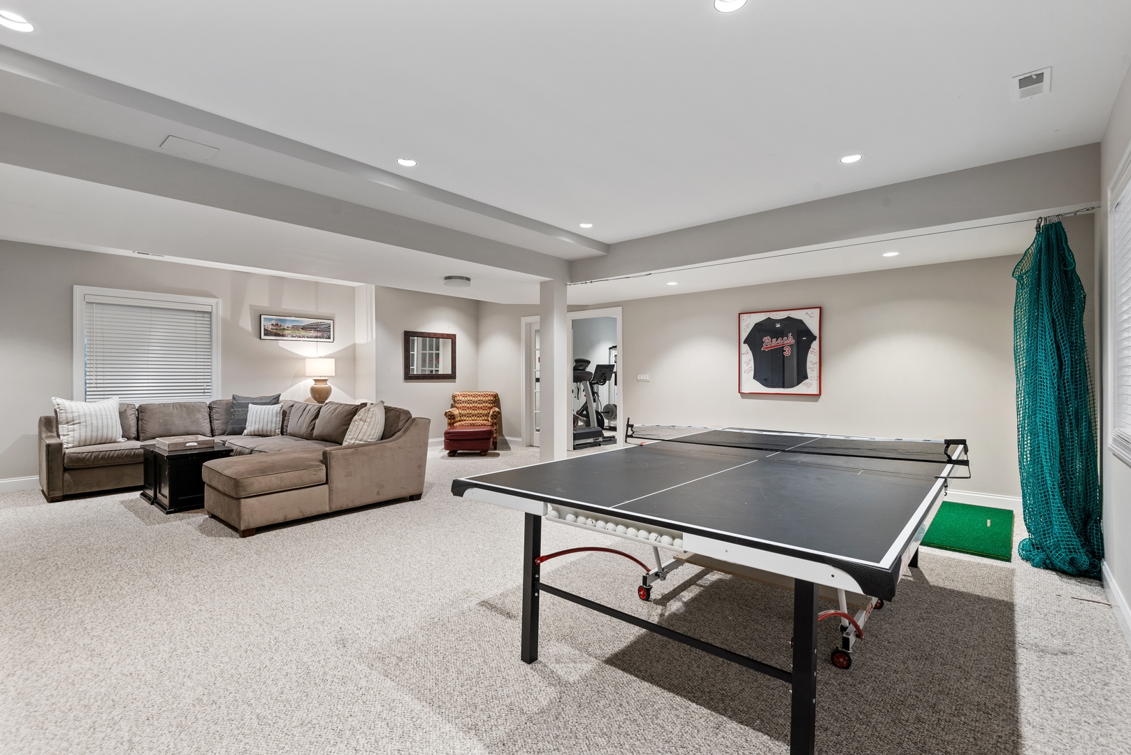 700 Harvard Street Wilmette, IL 60091 - Photo 35 of 50 a living room with furniture pool table and a window