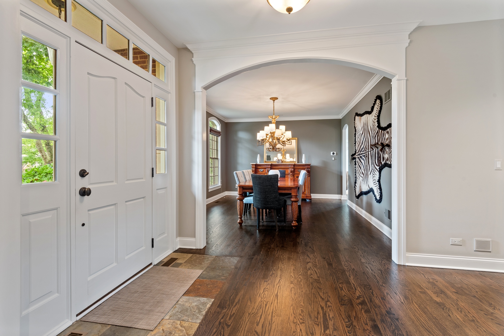 700 Harvard Street Wilmette, IL 60091 - Photo 6 of 50 a view of a dining room with furniture window and wooden floor