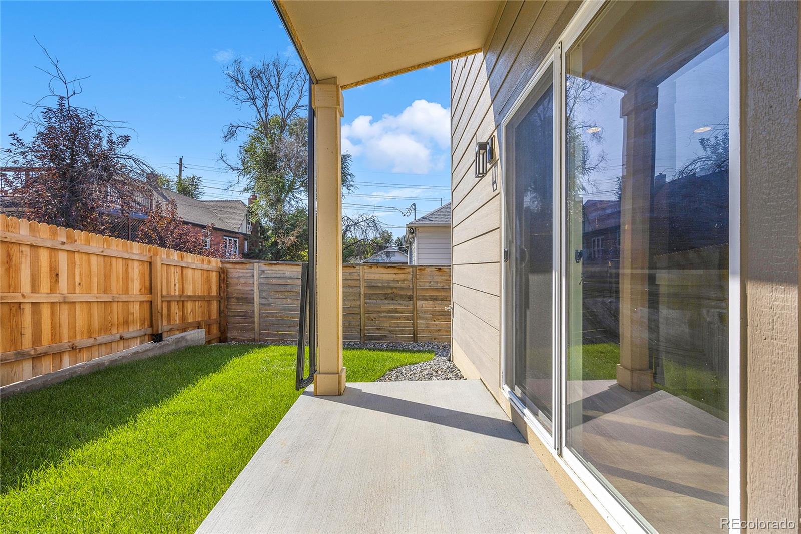 3420 Steele Street Denver, CO 80205 - Photo 35 of 50 a view of a garden from a windows