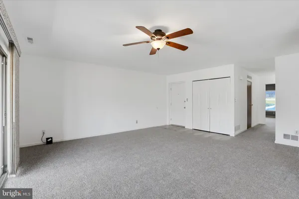 a view of an empty room