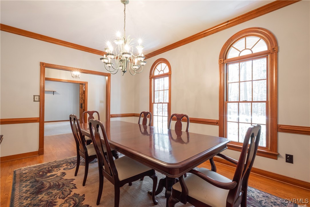 2770 Checketts Drive Sandy Hook, VA 23153 - Photo 15 of 50 a view of a dining room with furniture and window