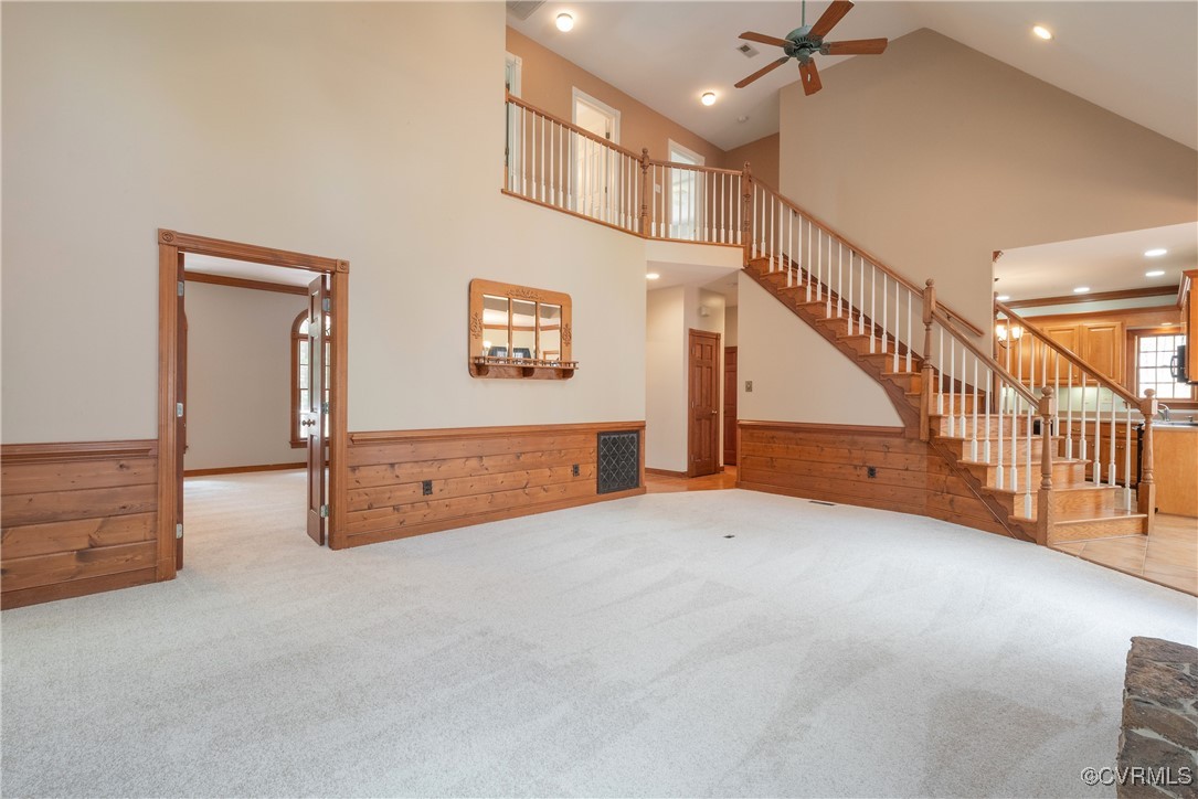 2770 Checketts Drive Sandy Hook, VA 23153 - Photo 19 of 50 a view of an empty room with stairs