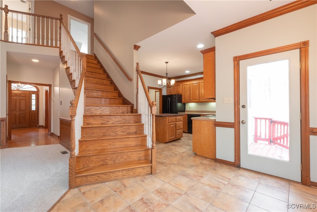 2770 Checketts Drive Sandy Hook, VA 23153 - Photo 21 of 50 a view of entryway and kitchen