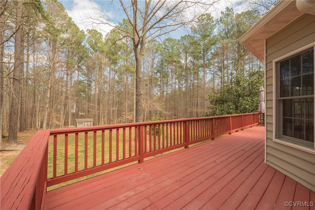 2770 Checketts Drive Sandy Hook, VA 23153 - Photo 49 of 50 a balcony with wooden floor