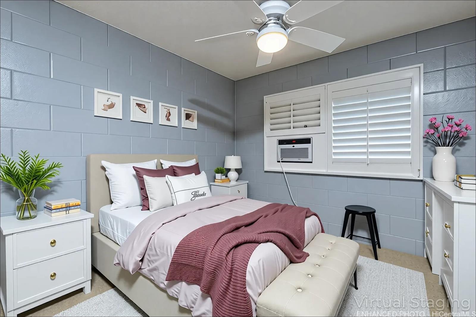 4280 Salt Lake Boulevard, Unit D23 Honolulu, HI 96818 - Photo 2 of 25 Enhanced - Bedroom 1