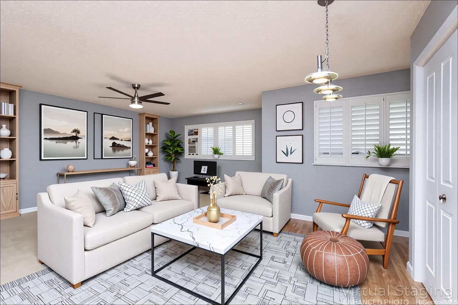 4280 Salt Lake Boulevard, Unit D23 Honolulu, HI 96818 - Photo 4 of 25 Enhanced - Living Room