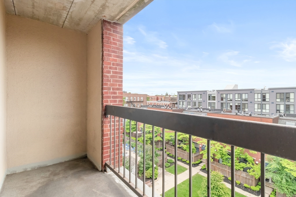 85 Brainerd Road, Unit 507 Boston, MA 02134 - Photo 18 of 23 a view of city from balcony
