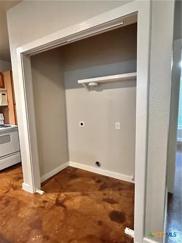 a view of an empty room