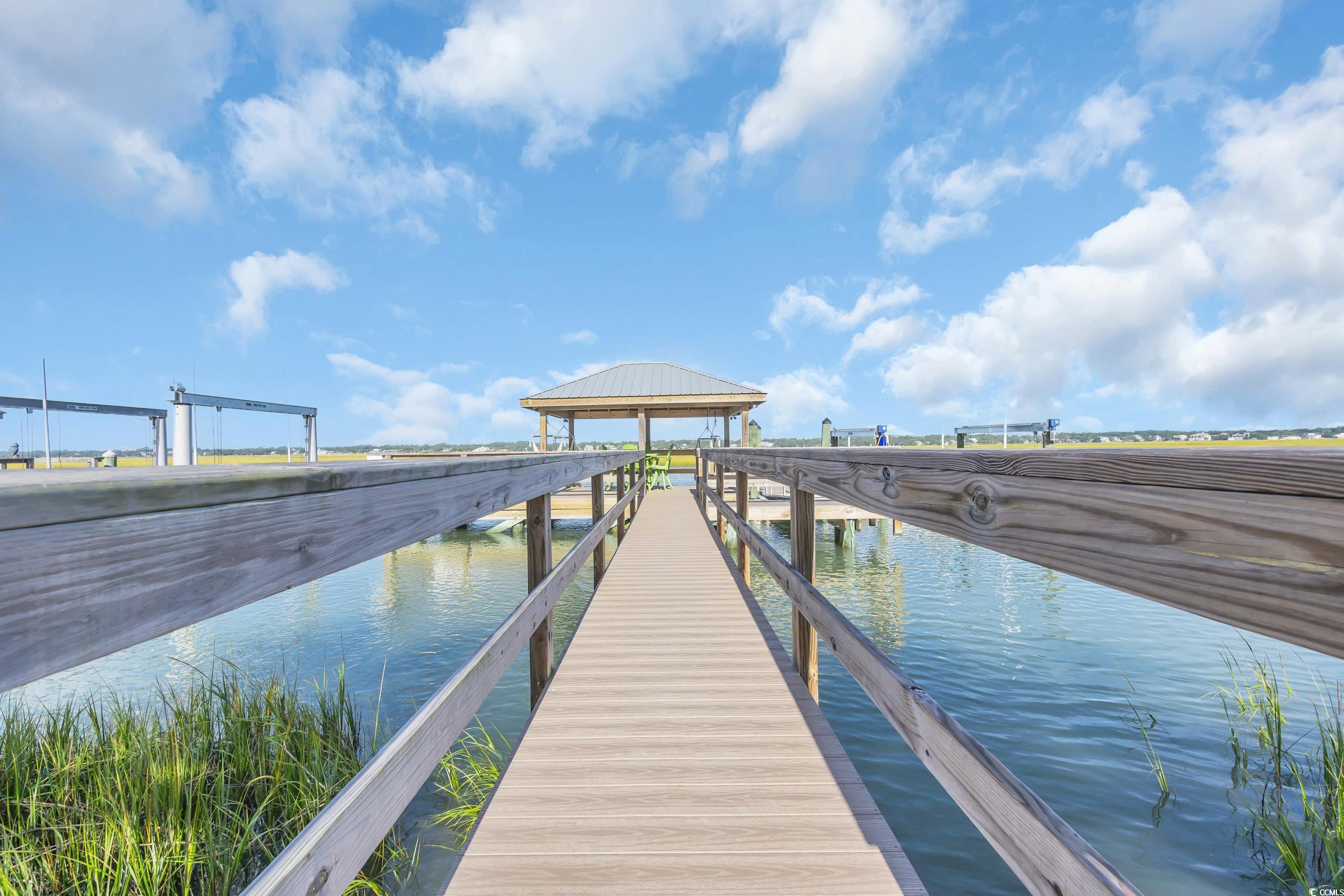 1332 South Waccamaw Drive Murrells Inlet, SC 29576 - Photo 6 of 39 Dock area with a water view