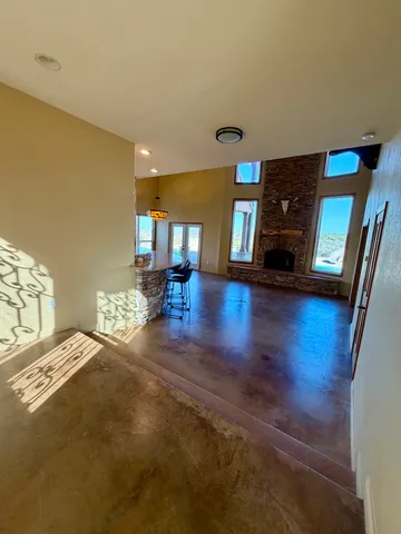 a view of livingroom with furniture and wooden floor