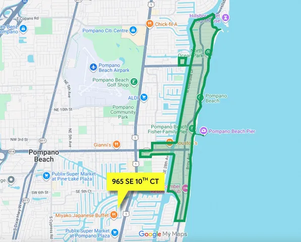 $1,598,000 | 965 Southeast 10th Court, Pompano Beach, FL 33060