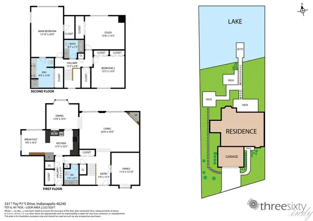 $799,900 | 3312 Bay Rd S Drive, Indianapolis, IN 46240