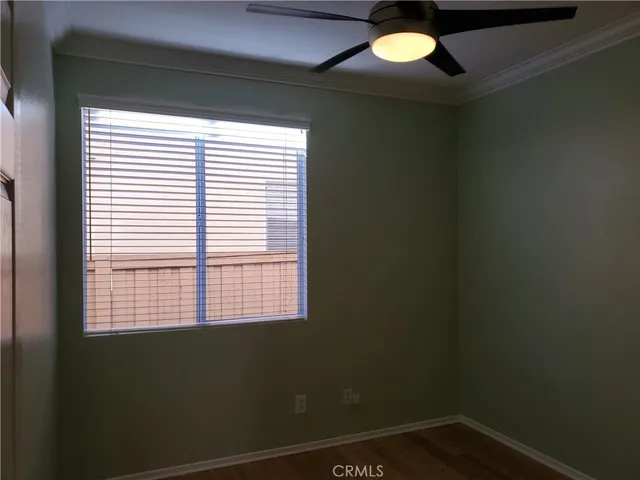 a view of a room that has a window