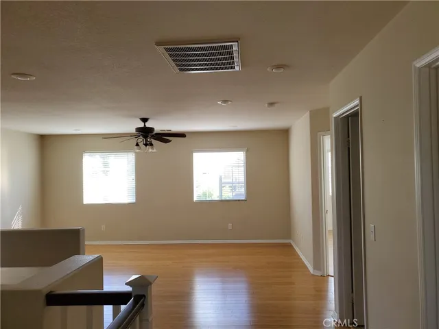 a view of livingroom and hardwood