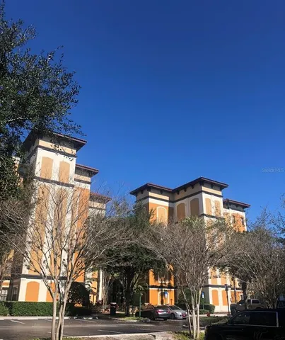 a front view of a building