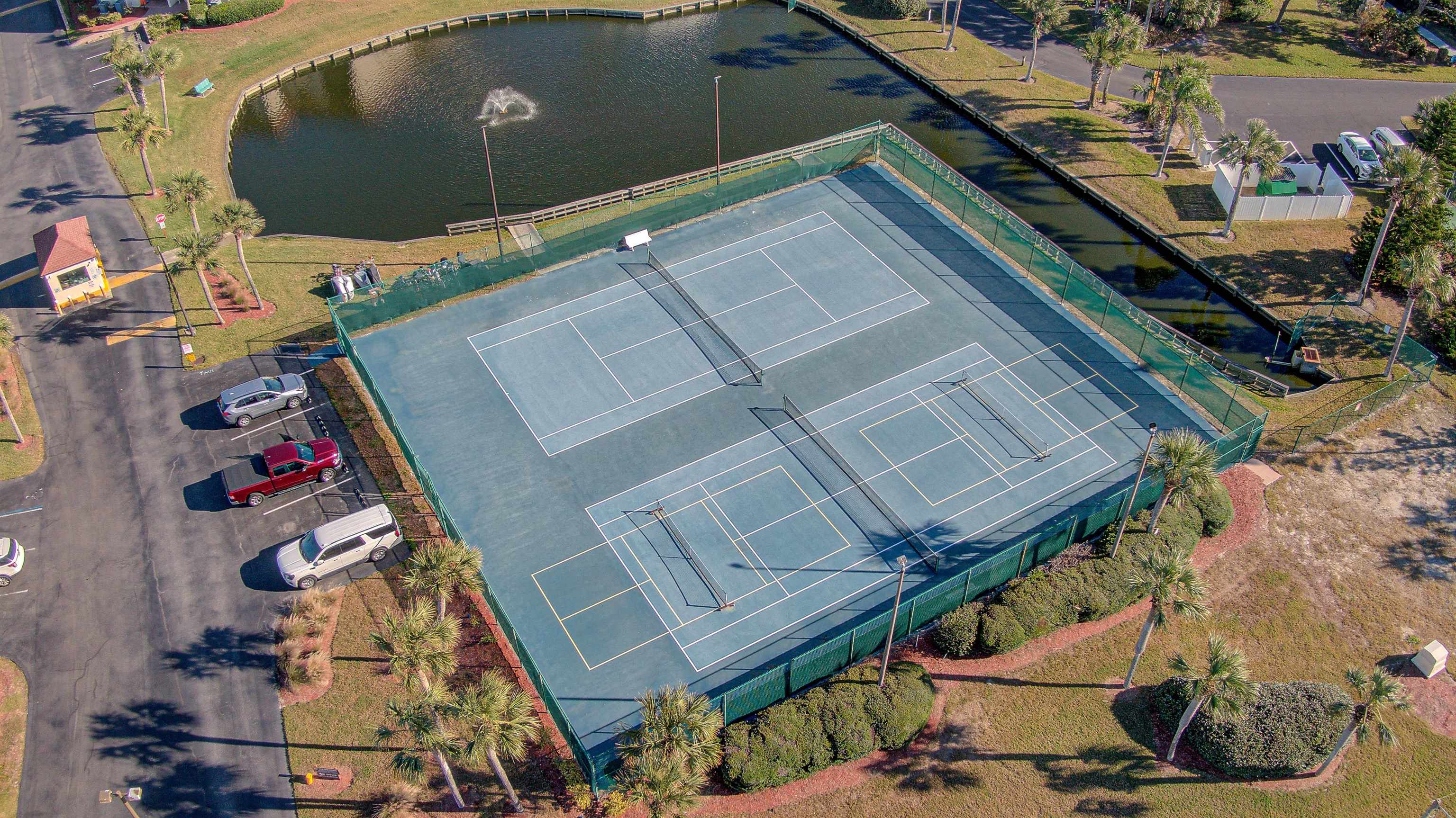 880 A1A Beach Boulevard, Unit 3118 St. Augustine Beach, FL 32080 - Photo 11 of 55 an aerial view of a house with a garden