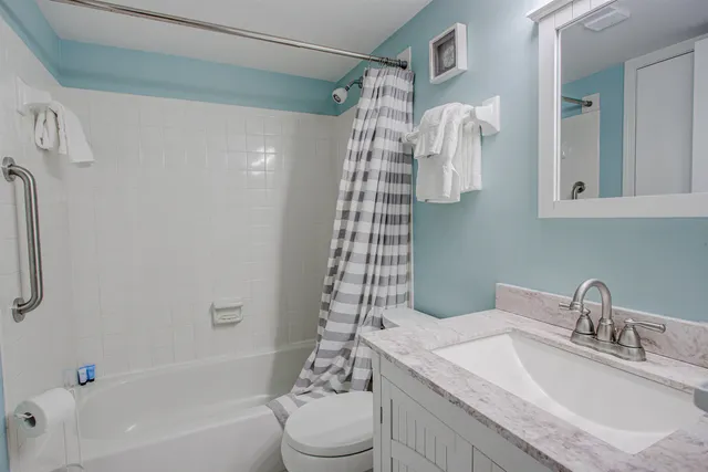 a front view of a building