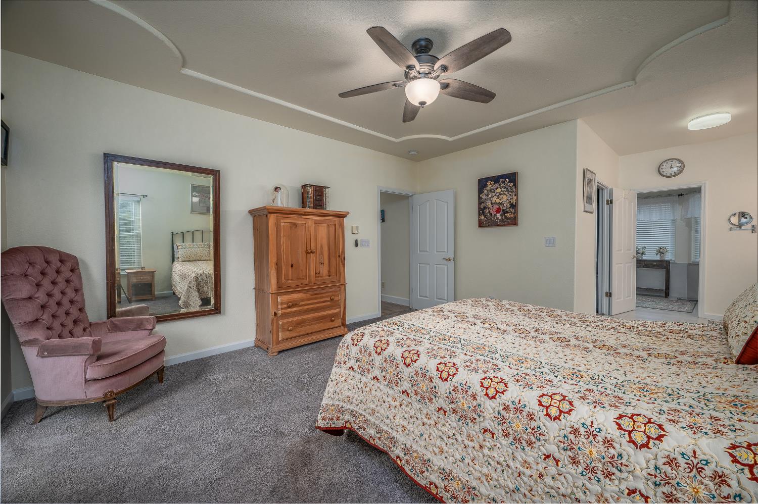 1850 Hammond Drive Turlock, CA 95382 - Photo 26 of 57 a bedroom with a bed a couch and dresser