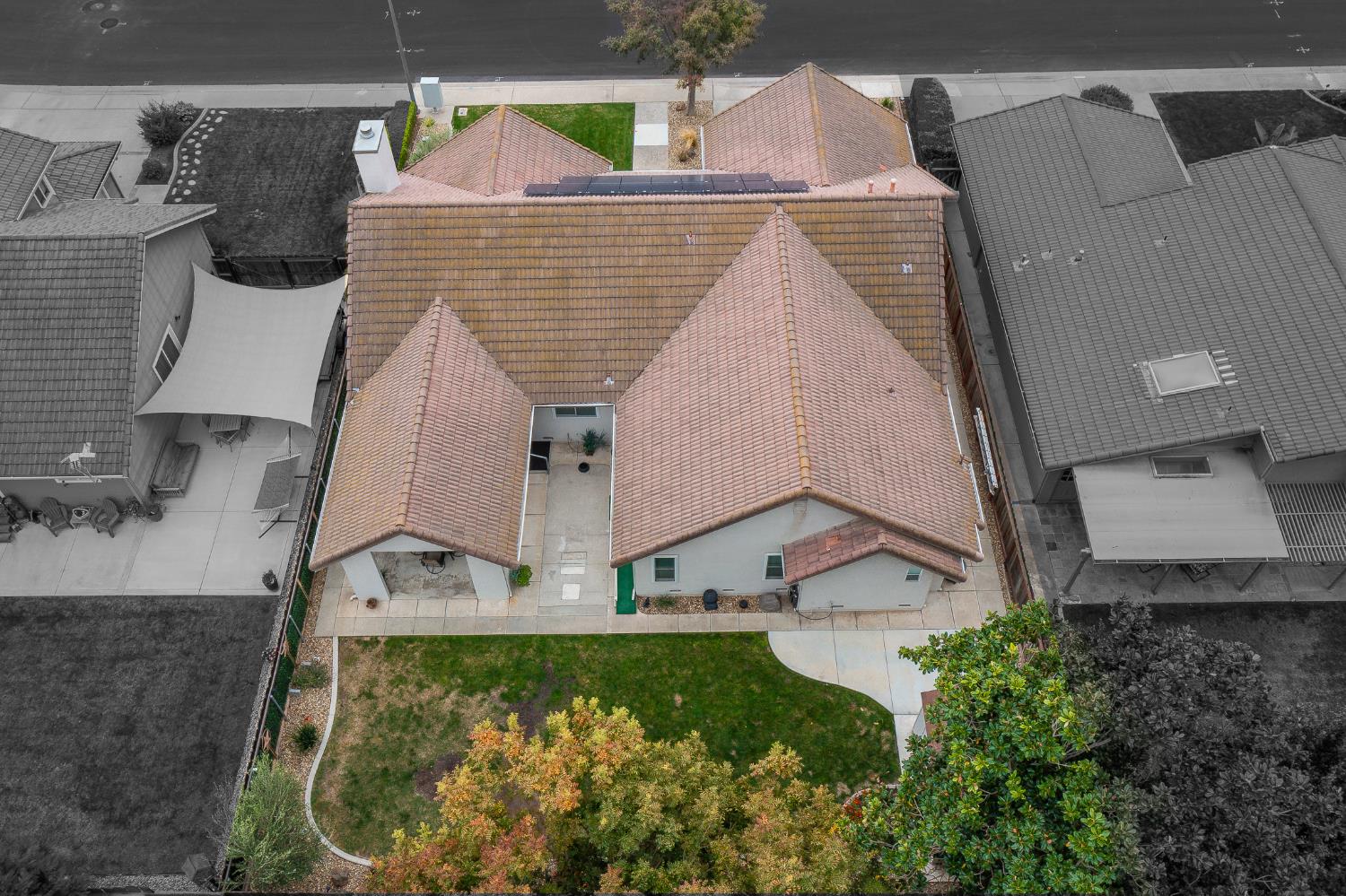 1850 Hammond Drive Turlock, CA 95382 - Photo 55 of 57 an aerial view of a house with a yard
