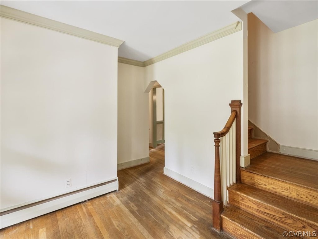 208 Ross Road Henrico, VA 23229 - Photo 6 of 31 a view of front door and wooden floor