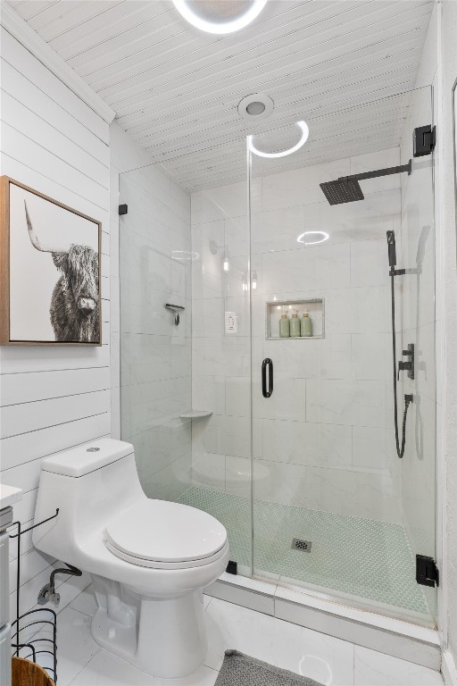 1808 Chincoteague Way Round Rock, TX 78681 - Photo 29 of 40 a bathroom with a toilet and a shower